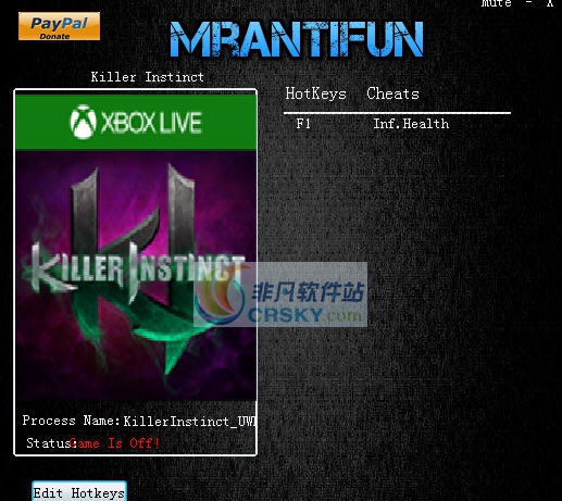 杀手学堂无限生命修改器 v3.4 杀手学堂无限生命修改器 v3.4