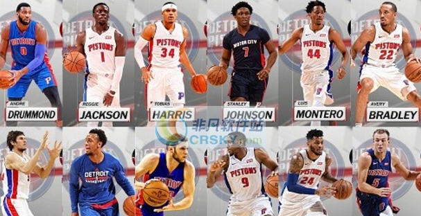 NBA2K18活塞全队球员高清照片补丁 v2.5 NBA2K18活塞全队球员高清照片补丁 v2.5