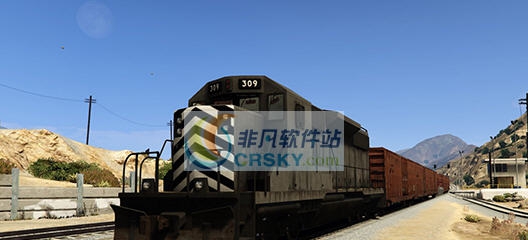 GTA5圣安地列斯运货列车火车MOD v2.10 GTA5圣安地列斯运货列车火车MOD v2.10