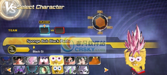龙珠超宇宙2海绵宝宝人物整合包MOD v2.3 龙珠超宇宙2海绵宝宝人物整合包MOD v2.3