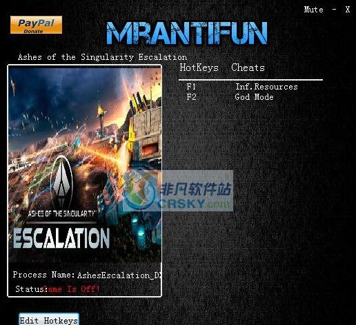 奇点灰烬扩展版无限生命与资源修改器 v2.60.29529 奇点灰烬扩展版无限生命与资源修改器 v2.60.29529