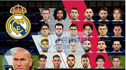 实况足球2018皇马战术面板球员教练头像美化补丁 v2.4 实况足球2018皇马战术面板球员教练头像美化补丁 v2.4