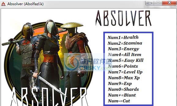 赦免者十二项修改器 v3.6 赦免者十二项修改器 v3.6