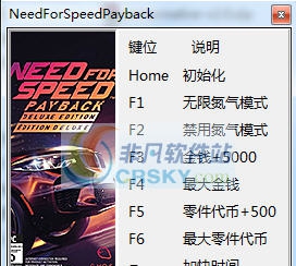极品飞车20复仇八项修改器 v3.5 极品飞车20复仇八项修改器 v3.5