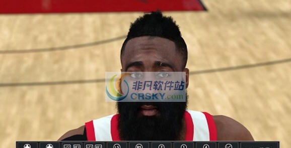NBA2K18火箭队哈登身形发型面补MOD v2.6 NBA2K18火箭队哈登身形发型面补MOD v2.6