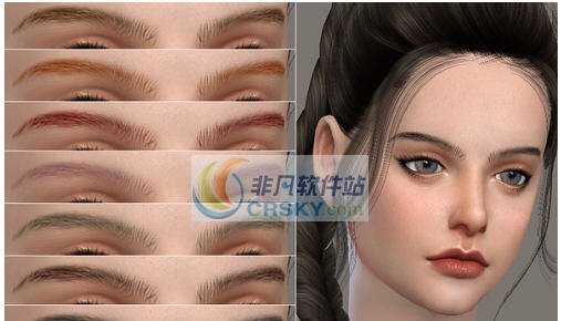 模拟人生4小清新纹路眉毛MOD v2.4 模拟人生4小清新纹路眉毛MOD v2.4