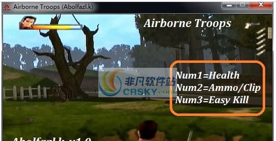 空降奇兵三项修改器 v3.2 空降奇兵三项修改器 v3.2