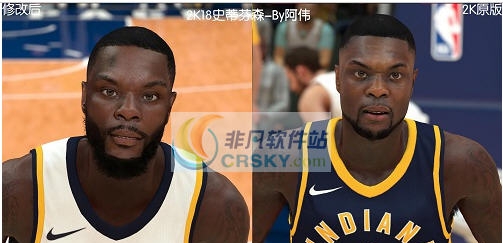 NBA2K18兰斯史蒂芬森仿真人版MOD v2.4 NBA2K18兰斯史蒂芬森仿真人版MOD v2.4