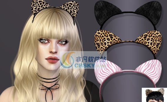 模拟人生4平板兽耳娘发箍头饰MOD v2.4 模拟人生4平板兽耳娘发箍头饰MOD v2.4