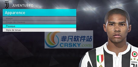 实况足球2018尤文图斯边锋科斯塔面部补丁 v2.5 实况足球2018尤文图斯边锋科斯塔面部补丁 v2.5