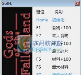 堕落之地的神八项修改器 v3.5 堕落之地的神八项修改器 v3.5