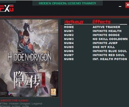 隐龙传影踪八项修改器 v3.4 隐龙传影踪八项修改器 v3.4