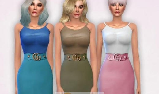 模拟人生4女士吊带背心束腰羊毛连衣短裙MOD v2.5 模拟人生4女士吊带背心束腰羊毛连衣短裙MOD v2.5