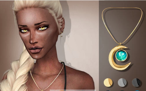 模拟人生4女士月环宇宙宝石项链MOD v2.5 模拟人生4女士月环宇宙宝石项链MOD v2.5