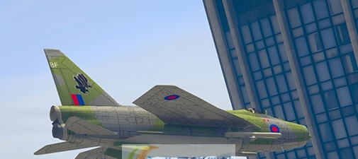 GTA5英国闪电式超音速战斗机MOD v2.5 GTA5英国闪电式超音速战斗机MOD v2.5