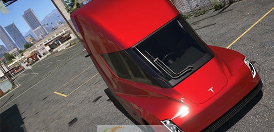 GTA5特斯拉semi电动半挂式卡车MOD v2.5 GTA5特斯拉semi电动半挂式卡车MOD v2.5