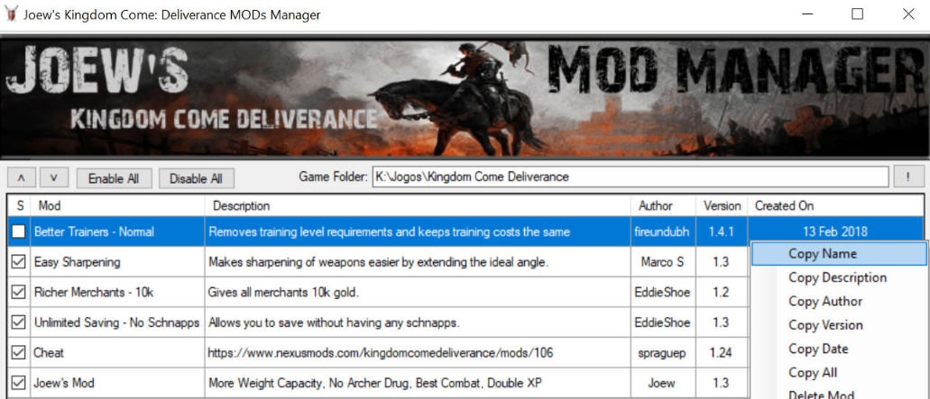 天国拯救MOD管理器 v3.5 天国拯救MOD管理器 v3.5