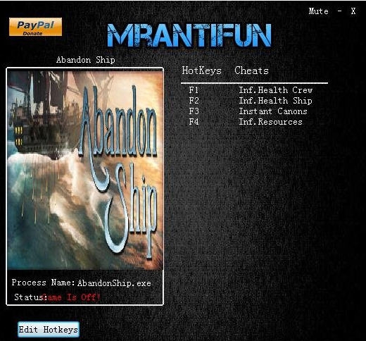 弃船四项修改器 v3.5 弃船四项修改器 v3.5