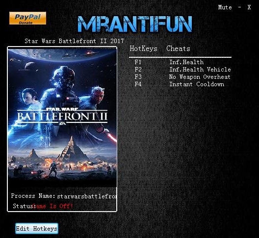 星球大战前线2四项修改器 v3.6 星球大战前线2四项修改器 v3.6