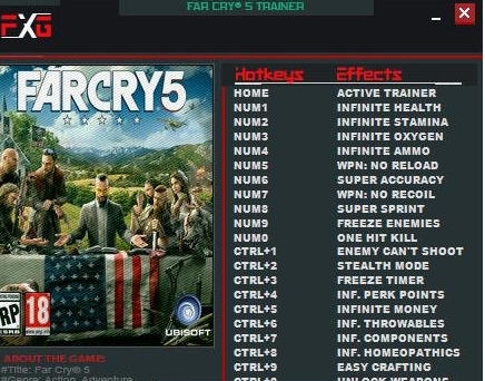 孤岛惊魂5二十二项修改器 v1.4.0.4