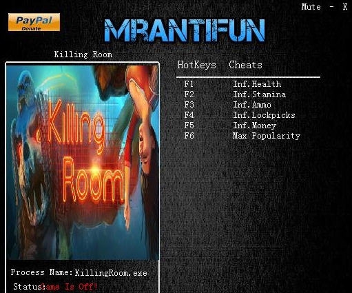 杀人房间六项修改器 v3.4 杀人房间六项修改器 v3.4