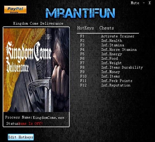 天国拯救十一项修改器 v1.2.14 天国拯救十一项修改器 v1.2.14