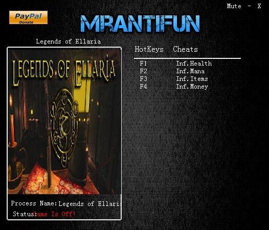 艾拉莉亚传说四项修改器 v3.6 艾拉莉亚传说四项修改器 v3.6