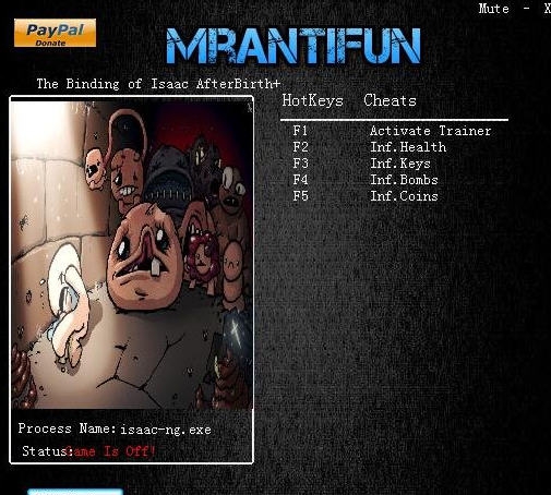 以撒的结合胎衣四项修改器 v20112 以撒的结合胎衣四项修改器 v20112