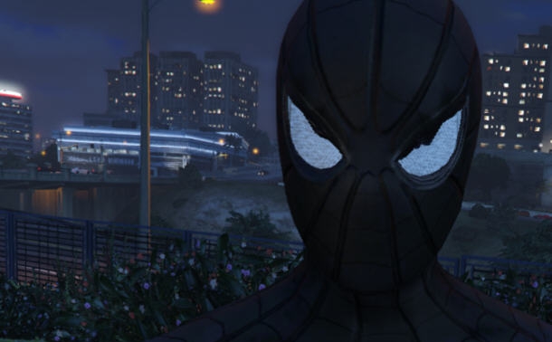 GTA5暗黑蜘蛛侠人物MOD v2.5 GTA5暗黑蜘蛛侠人物MOD v2.5