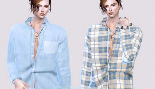 模拟人生4多款中性衬衫mod v2.4 模拟人生4多款中性衬衫mod v2.4