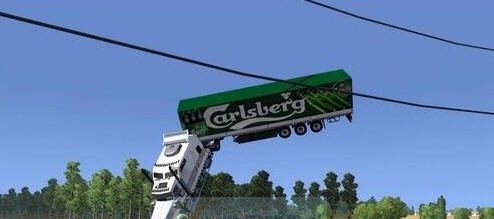 欧洲卡车模拟2多人游戏卡车拖车无伤害mod v2.6