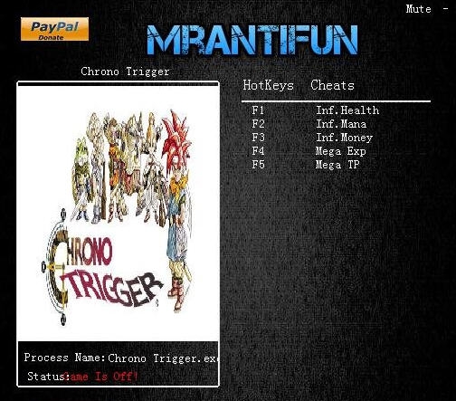 时空之轮五项修改器 v2.4 时空之轮五项修改器 v2.4