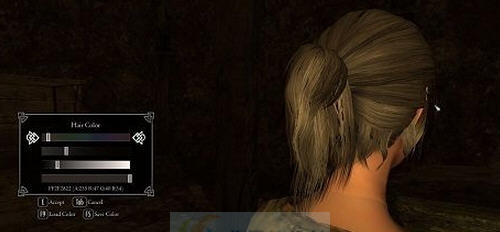 上古卷轴5天际马尾辫发型上色MOD v2.4 上古卷轴5天际马尾辫发型上色MOD v2.4