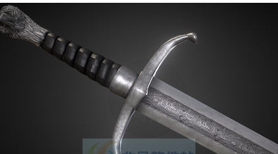 上古卷轴5天际琼恩雪诺标志性的剑MOD v2.6