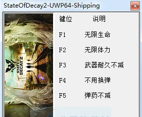 腐烂国度2五项修改器 v1.3160.34.7 腐烂国度2五项修改器 v1.3160.34.7
