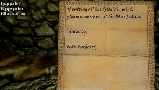 上古卷轴5天际增强版图书界面MOD v2.5