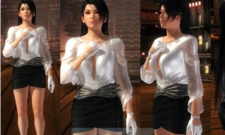 死或生5最后一战红叶白色蕾丝上衣黑裹裙OL装MOD v2.4 死或生5最后一战红叶白色蕾丝上衣黑裹裙OL装MOD v2.4