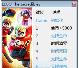 乐高超人总动员七项修改器 v3.4 乐高超人总动员七项修改器 v3.4