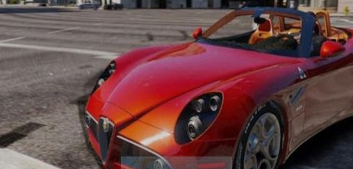 GTA5阿尔法罗密欧8C蜘蛛跑车MOD v2.6 GTA5阿尔法罗密欧8C蜘蛛跑车MOD v2.6