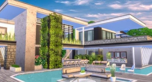 模拟人生4现代豪华艺术家别墅MOD v2.5 模拟人生4现代豪华艺术家别墅MOD v2.5