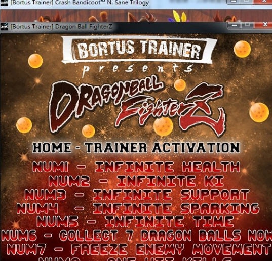 龙珠格斗Z十四项修改器 BortusTrainerv1.6 龙珠格斗Z十四项修改器 BortusTrainerv1.6