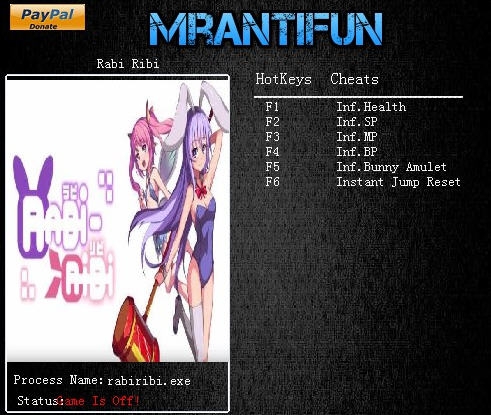 Rabi-Ribi六项修改器 v3.4 Rabi-Ribi六项修改器 v3.4