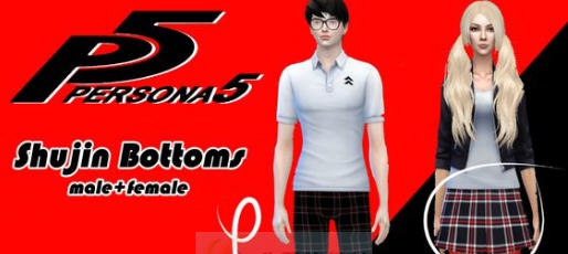 模拟人生4校园风裙裤套装MOD v2.3 模拟人生4校园风裙裤套装MOD v2.3