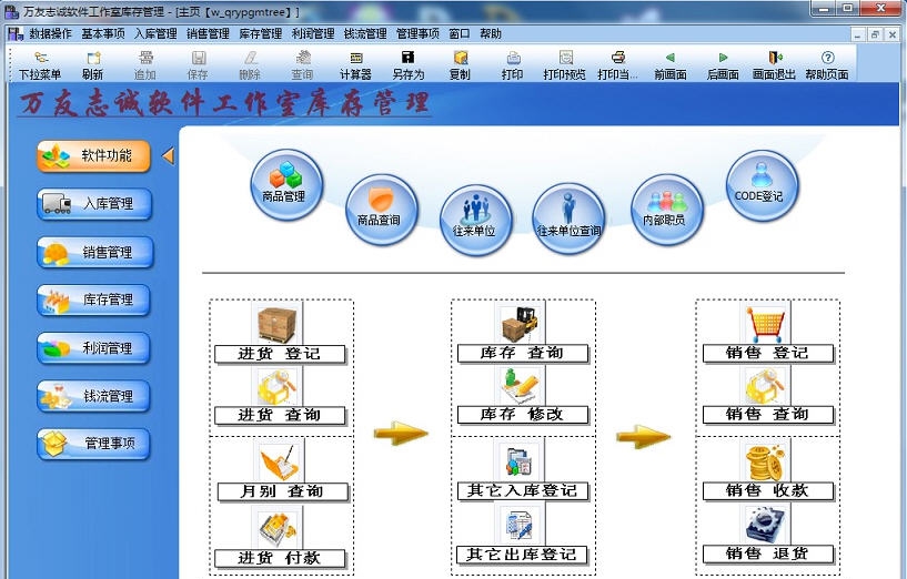万友志诚进销存管理软件 v2.8