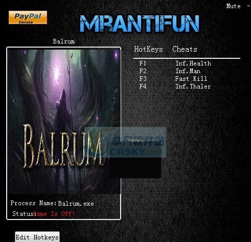 Balrum四项修改器 v3.3 Balrum四项修改器 v3.3