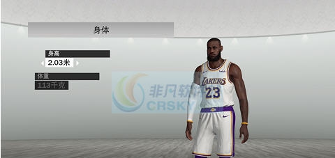 NBA2K19湖人队詹姆斯身形面补MOD v2.5 NBA2K19湖人队詹姆斯身形面补MOD v2.5