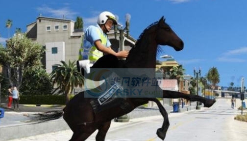 GTA5骑警马MOD v2.7 GTA5骑警马MOD v2.7