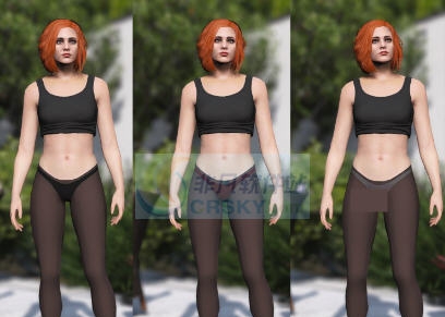GTA5女式透明长筒丝袜MOD v2.10 GTA5女式透明长筒丝袜MOD v2.10
