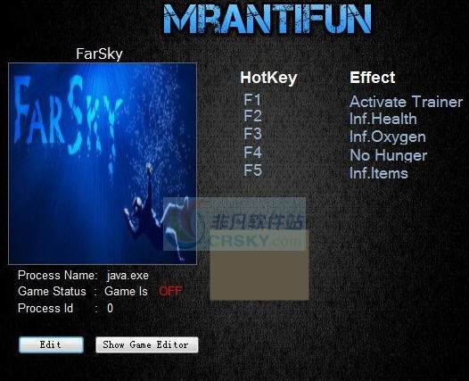 远空FarSky修改器 v3.6 远空FarSky修改器 v3.6
