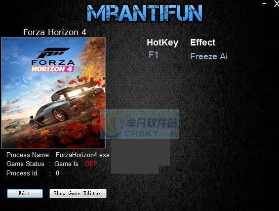 极限竞速地平线4冻结AI修改器 v1.193.24.7 极限竞速地平线4冻结AI修改器 v1.193.24.7